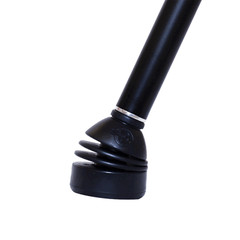 SK8POLE Longboard Land Paddle Aluminum Pusher Pole 33″ to 6′ 2″ Black
