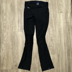 Irideon Women’s Black Knee Patch Breeches, Cotton Blend, X-Large Long