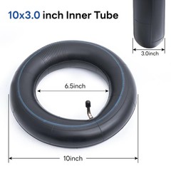 Heavy Duty Inner Tube 10×2.5/3.0 Thick 10 in Tire Tubes CR202 Bent