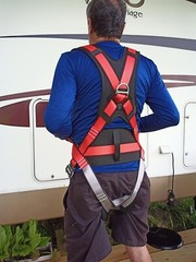 Paragliding, Paramotor, Paraglider, kiting ground handling harness w/Carabiners