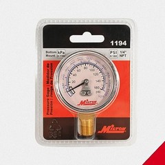 Pressure Dial Gauge, Brass, 1/4″ NPT (1194), United States