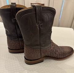 Tony Lama Men’s US 13 D Western Cowboy Boots Genuine Ostrich Leather EP3575