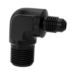 4AN to 3/8″ NPT 90 Degree Aluminium Male Fitting Adapter () YZSTL-4AN-3/8NPT-90