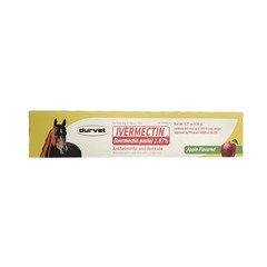 Lot of 9 Horse Dewormer Paste 1.87% – Apple Flavor – EXP: 10/2027+