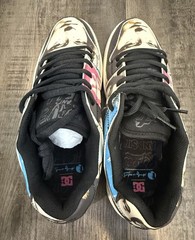 DC Men’s Manteca 4 Low Skate Shoe US size 10 Andy Warhol Multicolor
