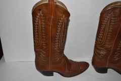 DAN POST WESTERN BOOTS- HONEY GOLD RUST LIZARD SKIN (BSW14)