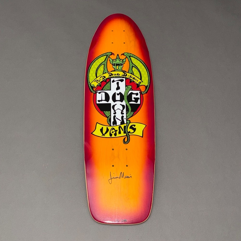 Rare DOG TOWN X VANS SKATEBOARD DECK Signed By Jim Muir # 73 Of 200