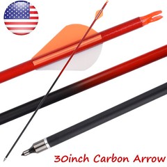 YLSIO Archery 30in Mixed Carbon Arrow Targeting Arrows Hunting Shooting Practice