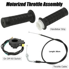 Throttle Cable Twist Throttle Handle Grip Assembly for 2 Stroke Engine 80cc 1…