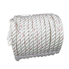 1inch × 120FT High Strength Braided Rope Breaking Strength 3400 Pounds White Red