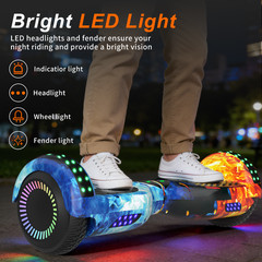 Commugo Hoverboard Off Road Self Balancing Scooter w/ Bluetooth Speakers UL 2272