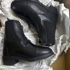 Ovation Sport Rider Paddock Boots Black Unisex US kids Size 11 riding boots NEW
