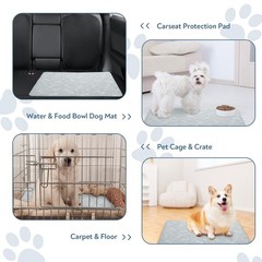 Washable Pee Pads for Dogs, 2 Pack Reusable Puppy Pads 19″ x 30″, Super Absor…