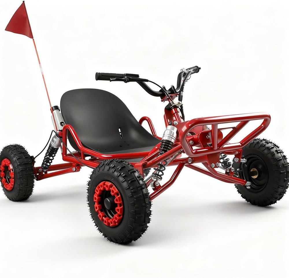 Electric Go Kart 2000W Motor Go Kart Premium Steel Tubular Frame 3 Speed 30MPH