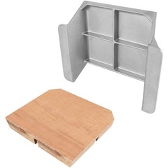 Camoo MJ-1-DP 4» Setback Jack Plate, Silver, 11-1/2″ x 10″ for Small Engines