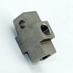 T-type T TEE 3 way 3-way Metric Female M10 x 1.0 brake line coupler fitting