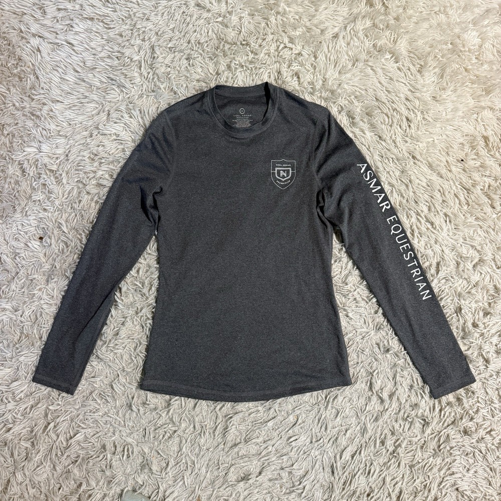 Women’s Medium Grey Noel Asmar Long Sleeve Horseback Riding Sunshirt
