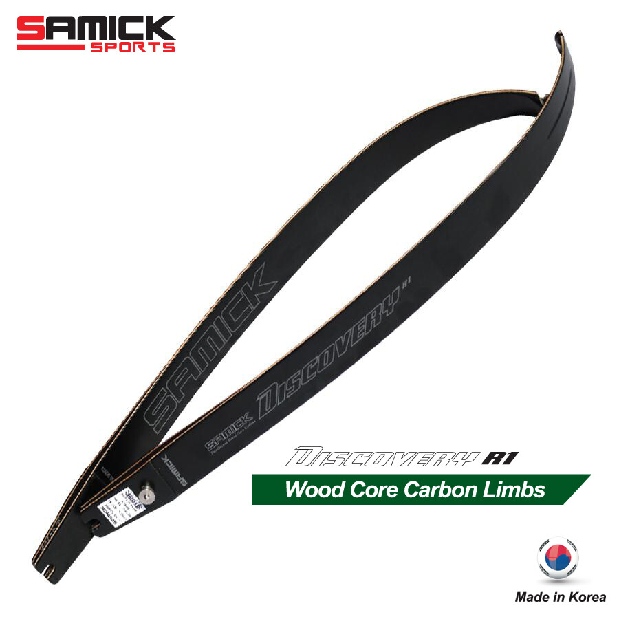Samick Discovery 60″ or 62″ Matte Black ILF Carbon Limbs for 17″ ILF Riser