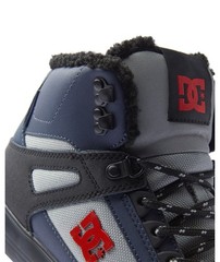 DC Pure High-Top WC Winter Mens Blue Nubuck Skate Inspired Sneakers Shoes 12
