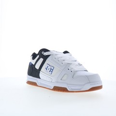 DC Stag DC01813100-WBBLGM Mens White Leather Skate Inspired Sneakers Shoes