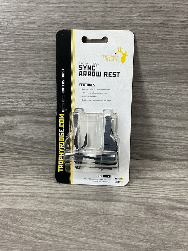 Trophy Ridge Sync Drop Away Right Hand Arrow Rest – ARE310R