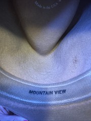 Stetson Mountain View Sz XL Wool Crushable Outdoor Hat Gently Used Tan