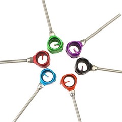 ZSHJGJR Archery Recurve Bow Sight Single Pin Sight 0.019″ Fiber Optical 1 Pin Si