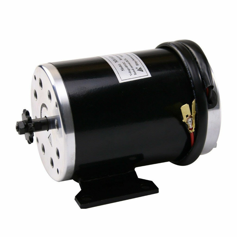 1000W 48V DC Brush Electric Motor 9T Sprocket for Electric Scooter ATV E-Bike