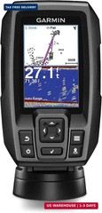 Garmin 010-01550-00 Striker 4 with Transducer, 3.5″ GPS Fishfinder with Chirp