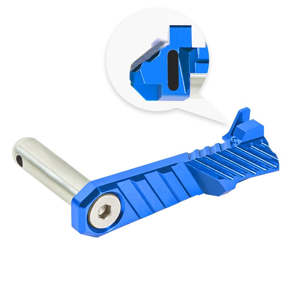 NS CNC Aluminum Slide Stop (BLUE) – Tokyo Marui Hi-CAPA 4.3/5.1/Gold Match/1911