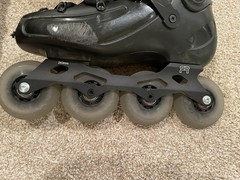FR FR2 80 Black Urban Inline Skates EU Size 40/US 7.5 Men’s