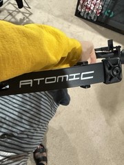 Diamond Archery Atomic Compound Bow Set Black Purple 29lb 19in Case Accessories