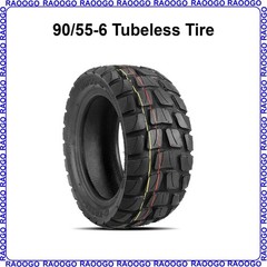90/55-6 Tubeless Tire Semi-Off Roade Tire fit Yume 10 & 80/60-6 Electric Scooter