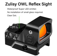 EDC 3 MOA Red Dot Sight OWL for Beretta 92 98 FS M9 A1 Doctor cut Mount Plate
