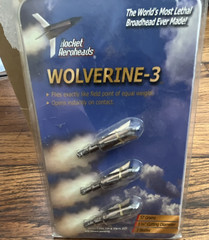Rocket Aeroheads Wolverine-3 Broadhead 57 Grain 3 Blades 1 1/4″ Cutting Diameter