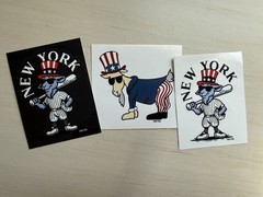 Goat USA Stickers Lot Of 3 NY Yankees Uncle Sam New