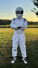 The Stig White Costume Kart Racing Suit replica Karting Gear All sizes
