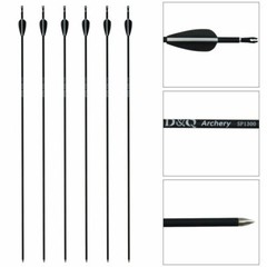 32in 12PCS Recurve Bow Mixed Carbon ArrowsHunting Practice Archery Target Arrow