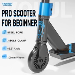VOKUL Complete Pro Stunt Scooter for Kids, Boys Girls, Teens High Performance…