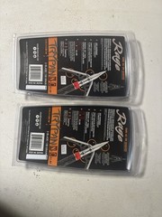 Lot Of 2 -3 Packs- 6 Broadheads Rage Trypan Crossbow 100 grain broadheads