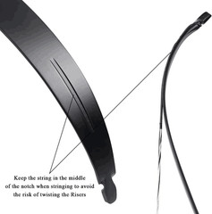 62″ ILF Recurve Bow Right Hand Arrows Archery 25-60# Takedown Bow Target Hunting
