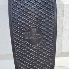 Penny Skateboards Black Plastic Cruiser Surf Skateboard Mint Wheels Abec 7