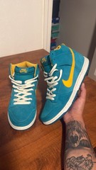 Nike SB Dunk High / Tropical Teal / OG None / Sz. 10m Great Condition!