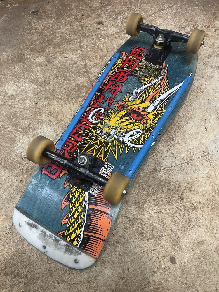 1988 Powell Peralta Caballero Cliver yellow Ban this Dragon blue stain rare OG
