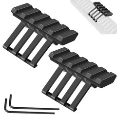 Picatinny Offset Rail Mounts, 45 Degree 3 4 5 Slots Offset Picatinny Rails 45…