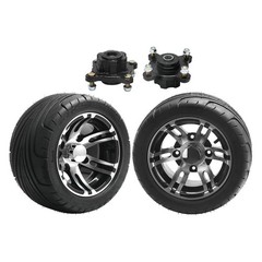 235/30-10 Street Tire Tubeless 4×110 Aluminum Rim Wheel for ATV UTV Go Kart