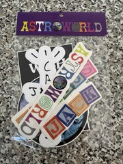 Travis Scott Cactus Jack Wish You Were Here Astroworld Sticker Pack Multi 2019