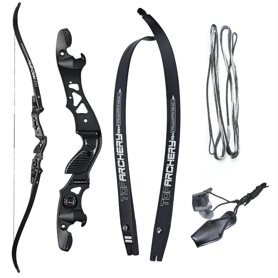 62″ ILF Recurve Bow Right Hand Arrows Archery 25-60# Takedown Bow Target Hunting