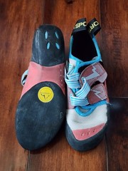 La Sportiva Oxygym Women’s Rock Climbing Shoes EU 37 US 5 UK 4 Pink Blue