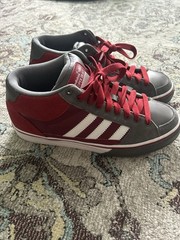 adidas Super Skate Men’s Skateboarding Shoes Red/Gray/White US 8.5 D